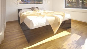 Стандарт Кровать 1600, цвет венге, ШхГхВ 163,5х203,5х70 см., сп.м. 1600х2000 мм., без матраса, основание есть в Пойковском - poikovskii.ok-mebel.com | фото 6