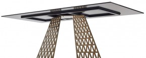 Стол ENNA 220 KL-188 Контрастный мрамор матовый, итальянская керамика/ каркас цвета шампань, ®DISAUR в Пойковском - poikovskii.ok-mebel.com | фото 12