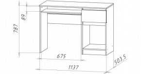 НИЦЦА-10 Стол компьютерный (НЦ.10) в Пойковском - poikovskii.ok-mebel.com | фото 2