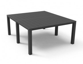 Стол раскладной Джули (Julie Double table 2 configurations) Графит в Пойковском - poikovskii.ok-mebel.com | фото 3