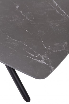 Стол RIVOLI 140 MATT BLACK MARBLE SOLID CERAMIC / BLACK, ®DISAUR в Пойковском - poikovskii.ok-mebel.com | фото 10