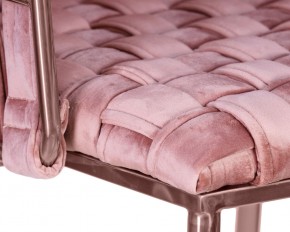 Стул барный DOBRIN EMMA ROSE GOLD, розовый велюр (VF-10) в Пойковском - poikovskii.ok-mebel.com | фото 7