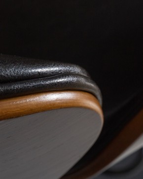 Стул барный DOBRIN JACK BLACK, цвет черный глянец PU ABD 002 в Пойковском - poikovskii.ok-mebel.com | фото 2