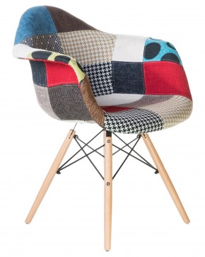 Стул обеденный DOBRIN DAW PATCHWORK, цвет сиденья мозаика в Пойковском - poikovskii.ok-mebel.com | фото 2