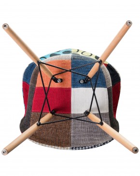 Стул обеденный DOBRIN DAW PATCHWORK, цвет сиденья мозаика в Пойковском - poikovskii.ok-mebel.com | фото 7