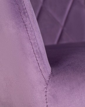 Стул обеденный DOBRIN ROBERT, черные матовые ножки, велюр V108-45 Темно-фиолетовый в Пойковском - poikovskii.ok-mebel.com | фото 7