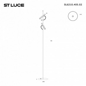 Торшер ST-Luce LILT SL6210.405.02 в Пойковском - poikovskii.ok-mebel.com | фото 2