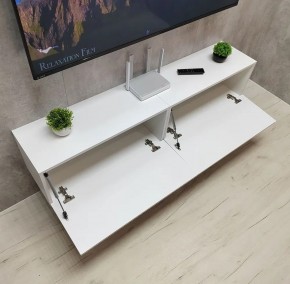 Тумба подвесная под ТВ LINES MTV1-MA 750 Белый глянец (Белый-M 10.1.1) в Пойковском - poikovskii.ok-mebel.com | фото 11