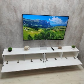 Тумба подвесная под ТВ LINES MTV4-MA 1150 Белый матовый (Белый-M 10.1.2) в Пойковском - poikovskii.ok-mebel.com | фото 11