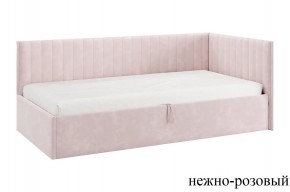 ТВИКС Кровать (тахта) с ПМ 900 (нежно-розовый) в Пойковском - poikovskii.ok-mebel.com | фото