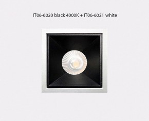 Встраиваемый светильник Italline IT06-6020 IT06-6020 black 4000K + IT06-6021 black в Пойковском - poikovskii.ok-mebel.com | фото 3