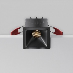 Встраиваемый светильник Maytoni Alfa LED DL043-01-10W3K-SQ-B-1 в Пойковском - poikovskii.ok-mebel.com | фото 2
