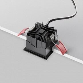 Встраиваемый светильник Maytoni Alfa LED DL043-01-10W3K-SQ-B-1 в Пойковском - poikovskii.ok-mebel.com | фото 9