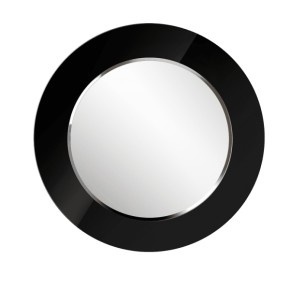 Зеркало круглое черный (РМ/02) в Пойковском - poikovskii.ok-mebel.com | фото
