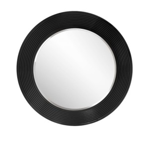 Зеркало круглое черный (РМ/02(S) в Пойковском - poikovskii.ok-mebel.com | фото